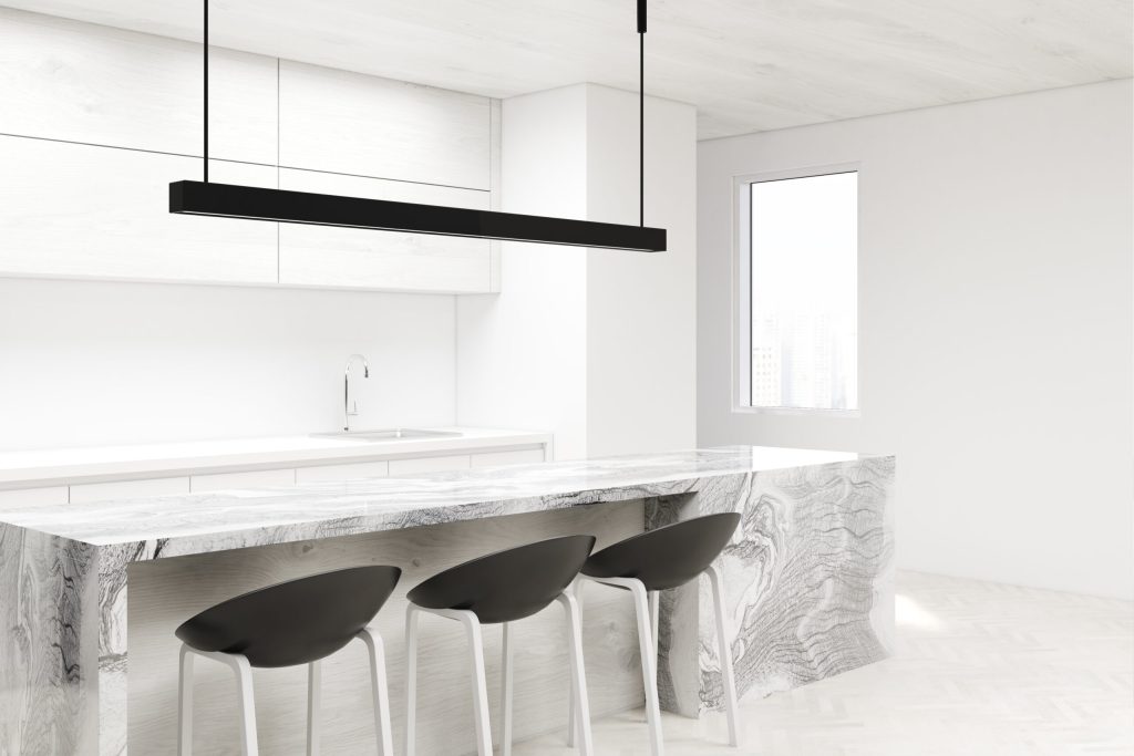 mitered edge countertop